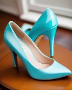 aqua - bridesmaid shoes